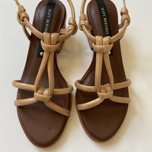 Matt Bernson Tan Strappy Sandals - Picture 3 of 11